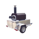 Chicago Brick Oven-750 Tailgater Wood Fired Pizza Oven On Trailer, 48" [CBO-O] (SAK82581)