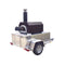 Chicago Brick Oven-750 Tailgater Wood Fired Pizza Oven On Trailer, 48" [CBO-O] (SAK82581)