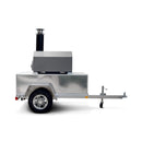 Chicago Brick Oven-750 Tailgater Wood Fired Pizza Oven On Trailer, 48" [CBO-O] (SAK82581) - Saksby Wholesale - Side View 