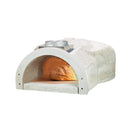 Chicago Brick Oven CBO-1000 Built-In Wood Fired Commercial Outdoor Pizza Oven DIY Kit With 53" x 39" Cooking Surface [CBO-O-KIT-1000] (SAK62895) - Saksby Wholesale - Front Left View