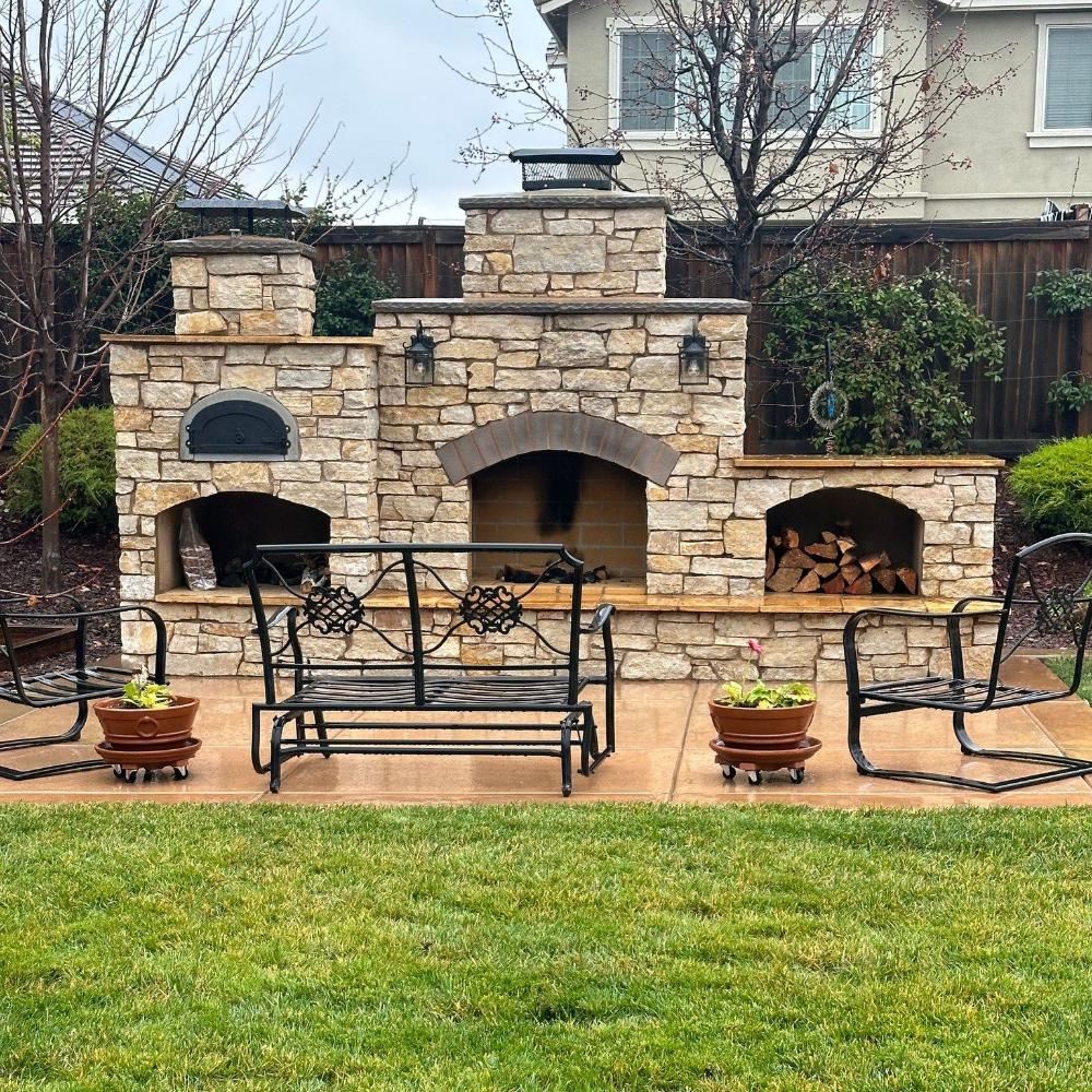 CHICAGO BRICK OVEN CBO 500 Wood Fired Pizza Oven DIY Kit With 27" x 22" Cooking Surface [CBO-O-KIT-500] (SAK15892) - SAKSBY