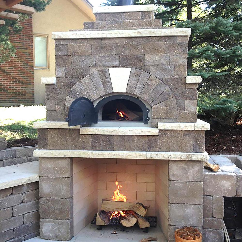 CHICAGO BRICK OVEN CBO 500 Wood Fired Pizza Oven DIY Kit With 27" x 22" Cooking Surface [CBO-O-KIT-500] (SAK15892) - SAKSBY