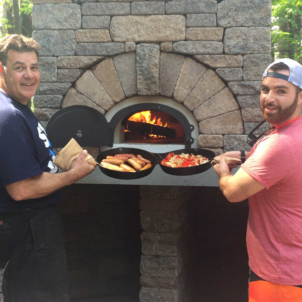 CHICAGO BRICK OVEN CBO 500 Wood Fired Pizza Oven DIY Kit With 27" x 22" Cooking Surface [CBO-O-KIT-500] (SAK15892) - SAKSBY