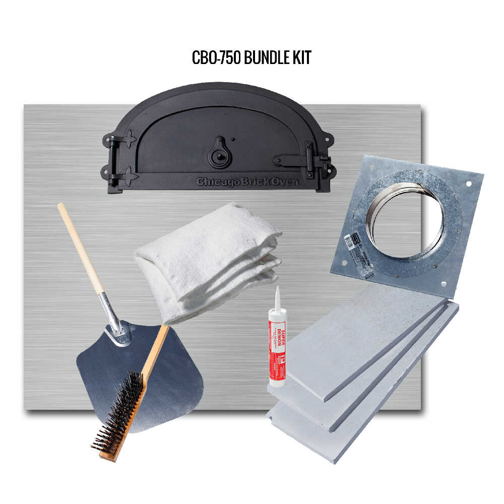 CHICAGO BRICK OVEN CBO 750 Commercial Hybrid Countertop Pizza Oven With No Skirt (SAK58241) - SAKSBY
