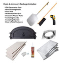 Chicago Brick Oven CBO-750 Commercial Hybrid Wood & Gas Fired Oven DIY Kit [CBO-O-KIT-750-HYB] (SAK75154) - Saksby Wholesale - Accessories View