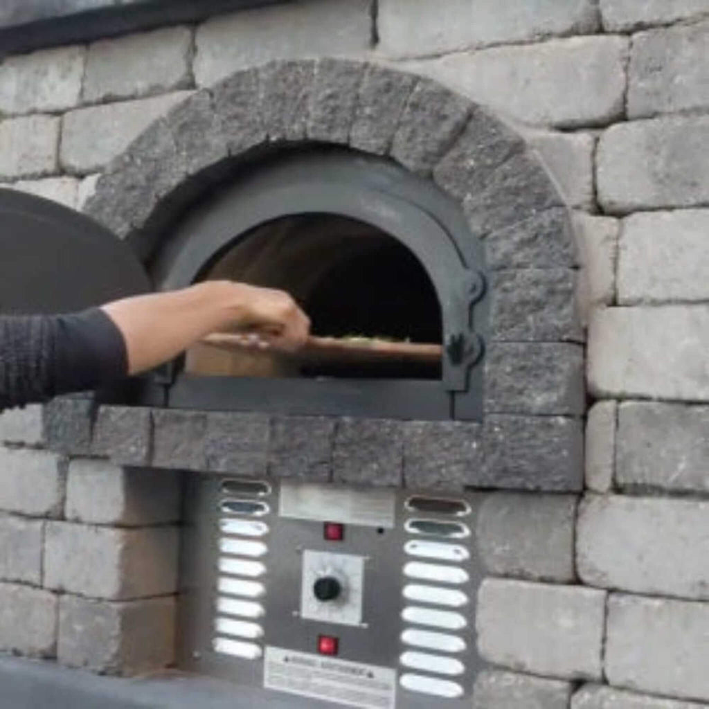 Chicago Brick Oven CBO-750 Commercial Hybrid Wood & Gas Fired Oven DIY Kit [CBO-O-KIT-750-HYB] (SAK75154) - Saksby Wholesale - Demonstration View