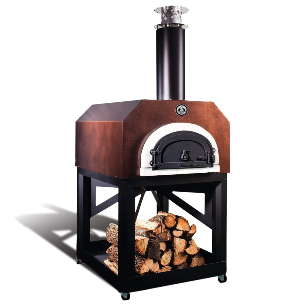 CHICAGO BRICK OVEN CBO 750 Mobile Wood Fired Freestanding Pizza Oven, 40" [CBO-O-MBL-750] (SAK49372) - SAKSBY