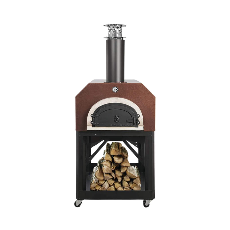 Chicago Brick Oven CBO-750 Mobile Wood Fired Freestanding Pizza Oven, 40" [CBO-O-MBL-750] (SAK49372)