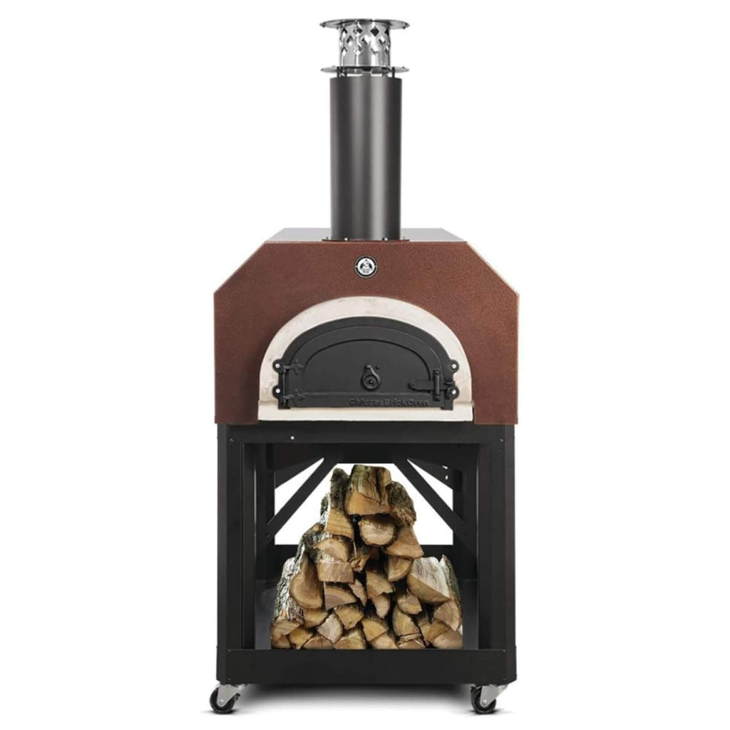 CHICAGO BRICK OVEN CBO 750 Mobile Wood Fired Freestanding Pizza Oven, 40" [CBO-O-MBL-750] (SAK49372) - SAKSBY
