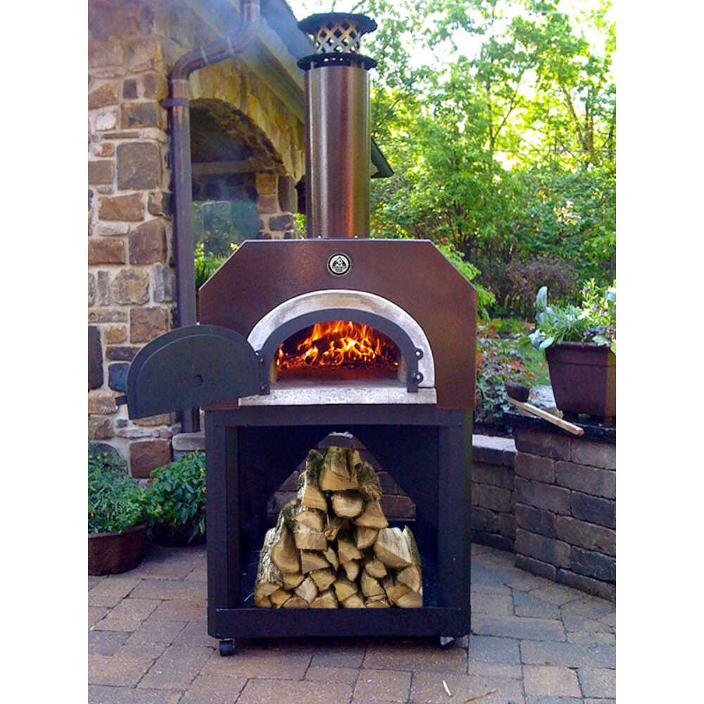CHICAGO BRICK OVEN CBO 750 Mobile Wood Fired Freestanding Pizza Oven, 40" [CBO-O-MBL-750] (SAK49372) - SAKSBY