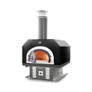Chicago Brick Oven CBO-750 Residential Hybrid Countertop Pizza Oven With No Skirt [CBO-O-CT-750-HYB] (SAK14259) - Saksby Wholesale - Black With Open Lid View