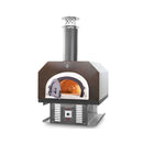 Chicago Brick Oven CBO-750 Residential Hybrid Countertop Pizza Oven With No Skirt [CBO-O-CT-750-HYB] (SAK14259) - Saksby Wholesale - Copper Vein With Open Lid View