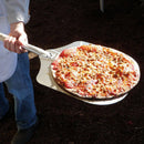 Chicago Brick Oven CBO-750 Residential Hybrid Countertop Pizza Oven With No Skirt [CBO-O-CT-750-HYB] (SAK14259) - Saksby Wholesale - Pizza Demonstration View