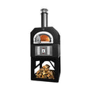 Chicago Brick Oven CBO-750 Residential Hybrid Stand With Dual Fuel [CBO-O-STD-750-HYB] (SAK37429) - Saksby Wholesale - Black With Open Lid