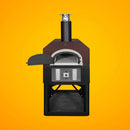 Chicago Brick Oven CBO-750 Residential Hybrid Stand With Dual Fuel [CBO-O-STD-750-HYB] (SAK37429) - Saksby Wholesale - Copper Vein on Orange Background