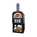 Chicago Brick Oven CBO-750 Residential Hybrid Stand With Dual Fuel [CBO-O-STD-750-HYB] (SAK37429) - Saksby Wholesale - Copper Vein With Open Lid