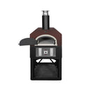 Chicago Brick Oven CBO-750 Residential Hybrid Stand With Dual Fuel [CBO-O-STD-750-HYB] (SAK37429) - Saksby Wholesale - Front View Copper Vein