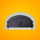 Chicago Brick Oven CBO-750 Wood Fired Pizza Oven DIY Kit With 38" x 28" Cooking Surface [CBO-O-KIT-750] (SAK51793) - Saksby Wholesale - Front View On Orange Background