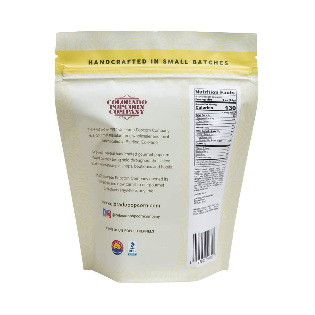 Chocolate English Toffee Popcorn (SAK56327) - Saksby Wholesale - Back View