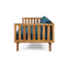 Claremont 3-Seater Acacia Wood Daybed Sofa With Water-Resistant Cushions (SAK65773) - Saksby Wholesale - Arm Rest Side VIew