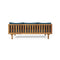 Claremont 3-Seater Acacia Wood Daybed Sofa With Water-Resistant Cushions (SAK65773) - Saksby Wholesale - Center Back View
