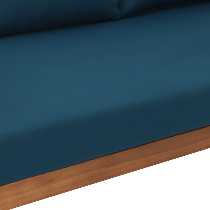 Claremont 3-Seater Acacia Wood Daybed Sofa With Water-Resistant Cushions (SAK65773) - Saksby Wholesale - Cushion Material