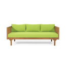 Claremont 3-Seater Acacia Wood Daybed Sofa With Water-Resistant Cushions (SAK65773)