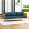 Claremont 3-Seater Acacia Wood Daybed Sofa With Water-Resistant Cushions (SAK65773) - Saksby Wholesale - Lifestyle