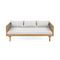 Claremont 3-Seater Acacia Wood Daybed Sofa With Water-Resistant Cushions (SAK65773)