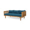 Claremont 3-Seater Acacia Wood Daybed Sofa With Water-Resistant Cushions (SAK65773) - Saksby Wholesale - Side View
