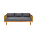 Claremont 3-Seater Acacia Wood Daybed Sofa With Water-Resistant Cushions (SAK65773)