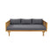 Claremont 3-Seater Acacia Wood Daybed Sofa With Water-Resistant Cushions (SAK65773)