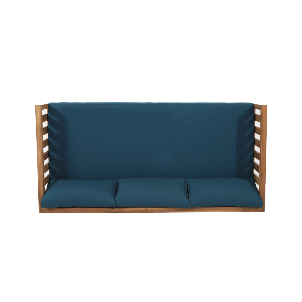 Claremont 3-Seater Acacia Wood Daybed Sofa With Water-Resistant Cushions (SAK65773) - Saksby Wholesale - Top VIew