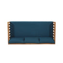 Claremont 3-Seater Acacia Wood Daybed Sofa With Water-Resistant Cushions (SAK65773) - Saksby Wholesale - Top VIew