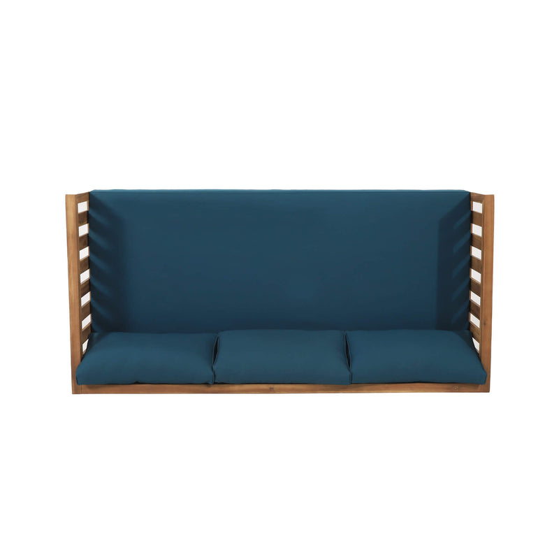 Claremont 3-Seater Acacia Wood Daybed Sofa With Water-Resistant Cushions (SAK65773) - Saksby Wholesale - Top VIew