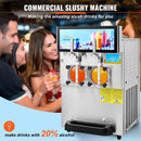 Commercial 16L 1155W Double Bowl Stainless Steel Slushy Margarita Machine (SAK98402) - Saksby Wholesale - Demonstration View