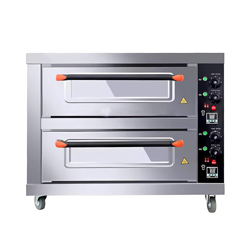 6400W Commercial Electric Double Deck Convection Baking Pizza Oven (SAK37281)
