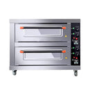 6400W Commercial Electric Double Deck Convection Baking Pizza Oven (SAK37281)