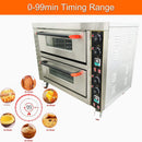 6400W Commercial Electric Double Deck Convection Baking Pizza Oven (SAK37281)