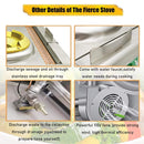 Commercial 85300 BTU Stainless Steel Single Burner LPG NG Wok Stove (SAK46827) - Saksby Wholesale - Parts Features