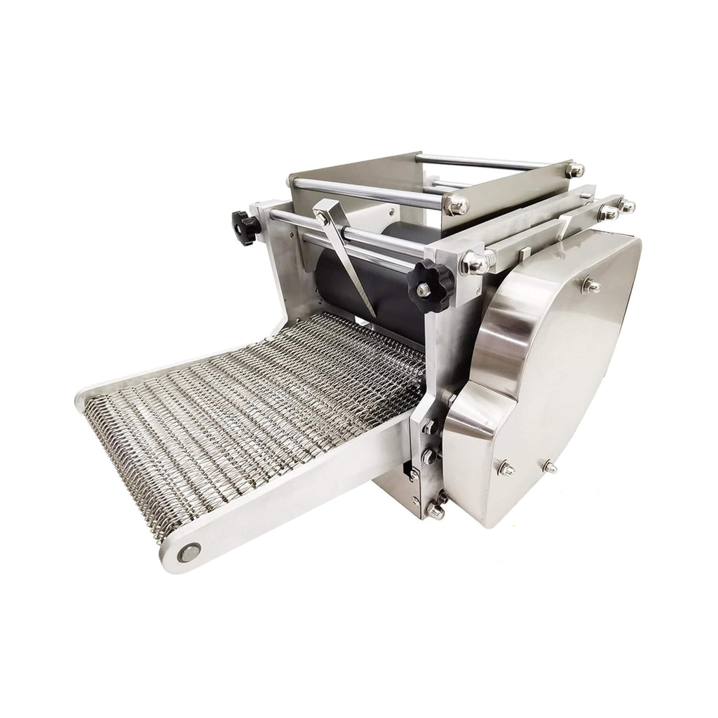 Commercial Manual Stainless Steel Sugar Cane Juicer With Peeling Knives (SAK81426) - Saksby Wholesale - Front Side View