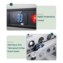 Commercial Double Drawer Undercounter Worktop Fridge With Wheels (SAK80596) - Saksby Wholesale - Temperature Control