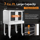 Commercial Full-Size Natural Gas/Propane Single-Deck Convection Oven (SAK87125) - Saksby Wholesale - Dimensions