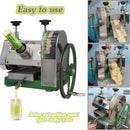 Commercial Manual Stainless Steel Sugar Cane Juicer With Peeling Knives (SAK81426) - Saksby Wholesale - Extraction Rate Capacity
