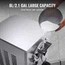 Commercial Single Flavor Hard Serve Stainless Steel Ice Cream Machine 20 25L H SAK20782 Saksby - Capacity