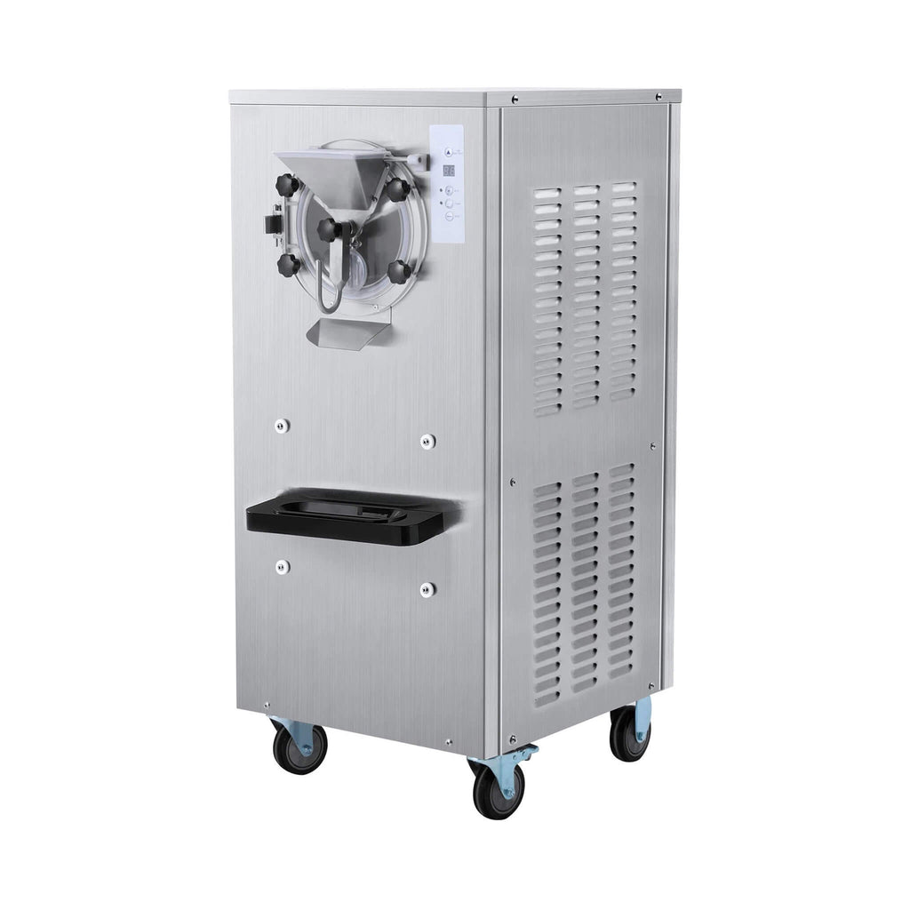 Commercial Single Flavor Hard Serve Stainless Steel Ice Cream Machine 20 25L H SAK20782 Saksby - Front Left View