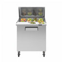 Commercial Stainless Steel Sandwich Prep Table Refrigerator (SAK19586) - Saksby Wholesale - Front View