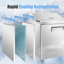 Commercial Stainless Steel Sandwich Prep Table Refrigerator (SAK19586) - Saksby Wholesale - Rapid Cooling