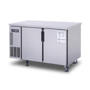 Commercial Stainless Steel Undercounter Worktop Freezer (SAK47218) - Saksby Wholesale - 9CF Front Right View