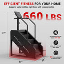 Commercial Stair Stepper With LED Display And 15 Resistance Levels (SAK91837) - Saksby Wholesale - Dimensions